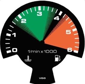 Diesel Tachometer Decal